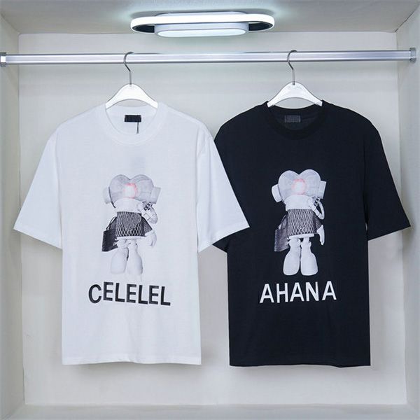 

men's t shirt famous brand designer tshirt embroidered new summer leisure patch fashion polo shirt v1, White;black