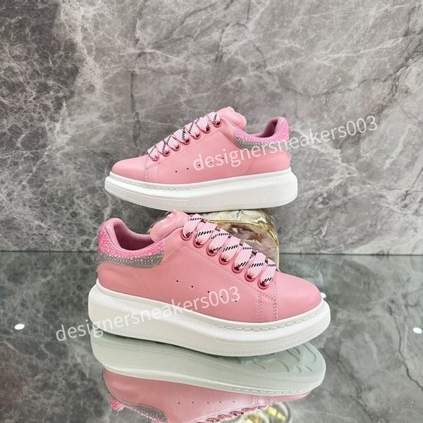 

2023new men shoes suede sneaker fashion womens shoes gold silver platform trainers calfskin leather runner shoes, Black