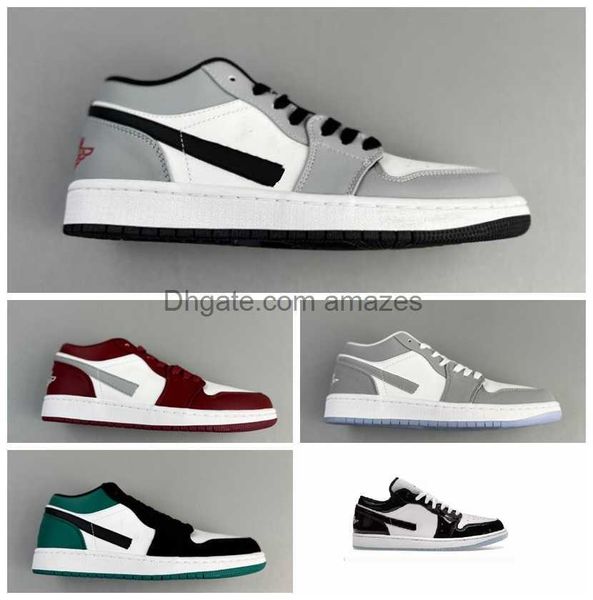 

new 1 low se concord white black sports shoes white red white green grey men womens 1s low sneakers shoes dv1309-100 for size eur 36-45
