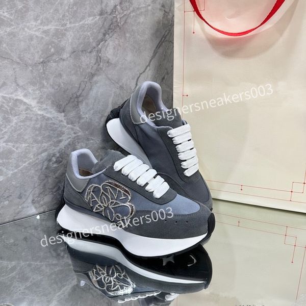 

new designer sneakers casual shoes mens women daddy sneaker lady luxurys runner trainers multicolor platform shoes, Black