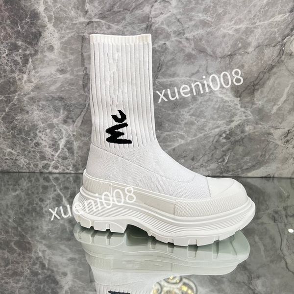 

2023new womens boots knee boot womens men motocycle ankle half anti-slip fashion platform bootie shoes, Red;white