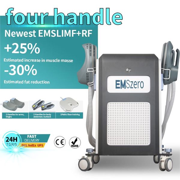 

summer emslim slimming weight loss machines rf hiemt ems muscle sculpt 5 handles with cushion 220v emszero muscle stimulator body shaping