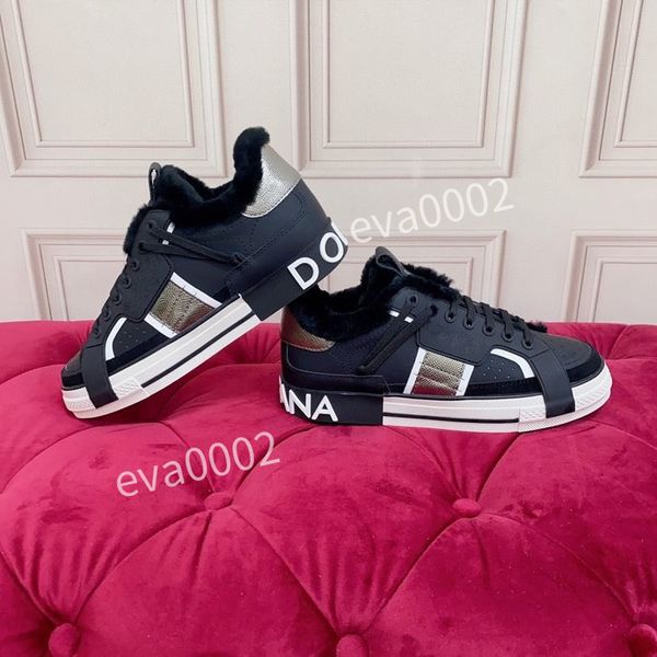 

2023 new luxury designer luxury canvas shoes men women boots low-sneakers fd221003, Black