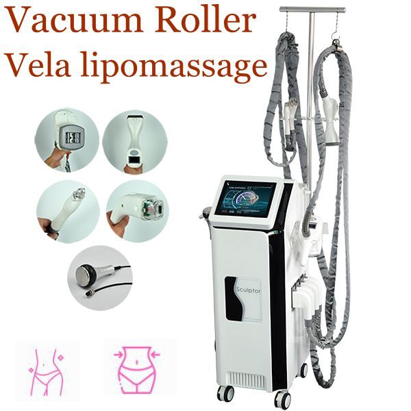 

professional vertical vela body shape slimming beauty equipment vacuum roller massage 40k cavitation rf face lift radio frequency cellulite