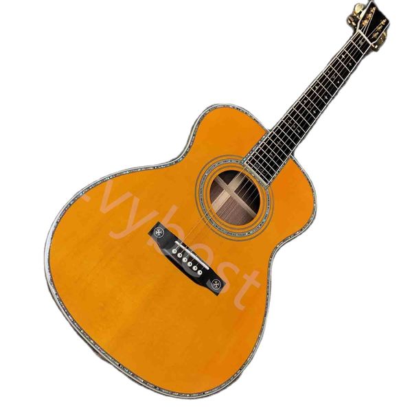 

lvycustom jm om style solid spruce acoustic guitar