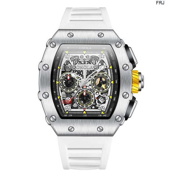 

designer watches richads mile richads miller wine bucket mens fully automatic hollow out student mechanical couple trend frj, Slivery;golden