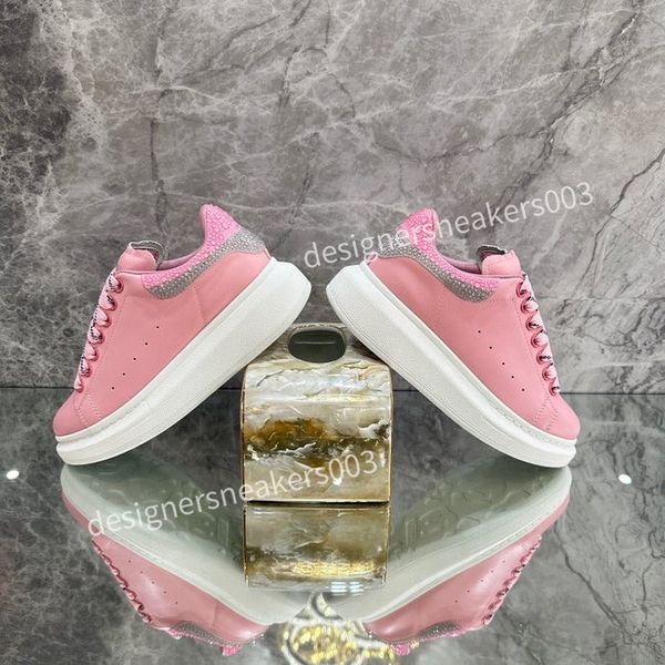 

2023new men shoes suede sneaker fashion womens shoes gold silver platform trainers calfskin leather runner shoes, Black