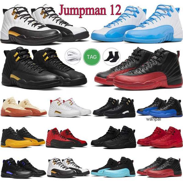 

jumpman 12s basketball shoes 12 mens utility reverse flu game shoe dark concord university red cherry master trainers outdoor sports walking