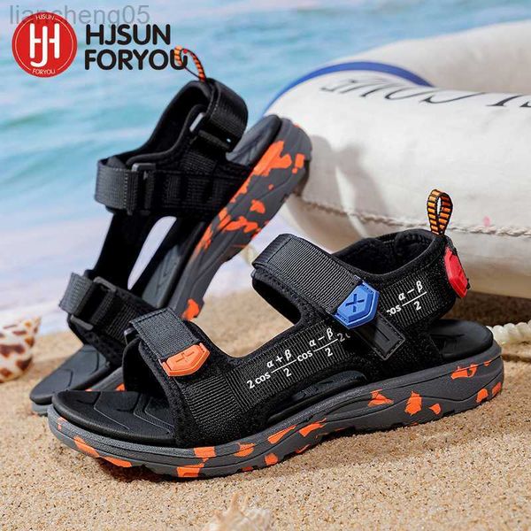 

sandals new style summer children sandals girls shoes sports shoes kids boys fashion sneakers non-slip lightweight beach sandals w0327, Black;red