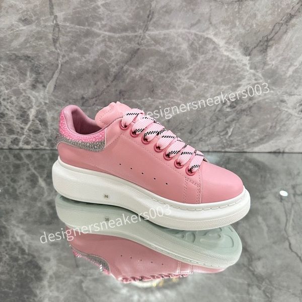 

men shoes suede sneaker fashion womens shoes gold silver platform trainers calfskin leather runner shoes, Black