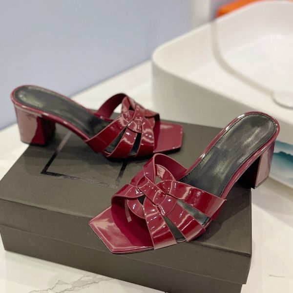 

patent leather women sandals high heels designer slipper luxury wedding dress shoes tribute wedge espadrilles sandal brown nude black patent