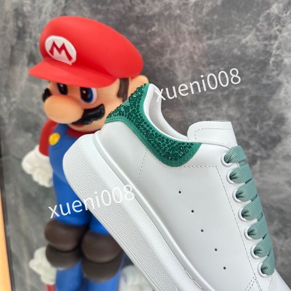 

men women autumn new casual shoes leather color matching small fragrance thick sole sneakers female leisure father shoes, Red;white