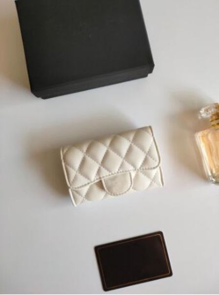 

designer wallet Luxury brand cc wallet card holder classic pattern caviar sheepskin material wallet, 4_color