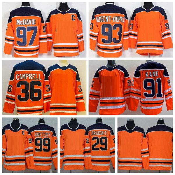 

stitch ice hockey jerseys evander mens ryan retro gretzky leon draisaitl connor nugenthopkins wayne kane jack mcdavid custom reverse hockey, Black;red