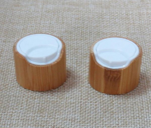

24410 bamboo disc caps lids covers for cosmetic bottles7589433