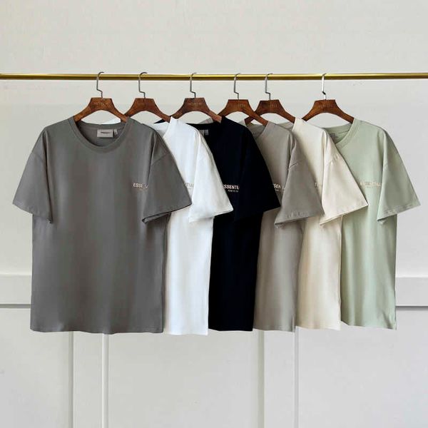 

fog t shirt mens essentialls designer tees ess women tshirts fg summer new high fashion basic t-shirt loose cotton crew neck short sleeve, White;black