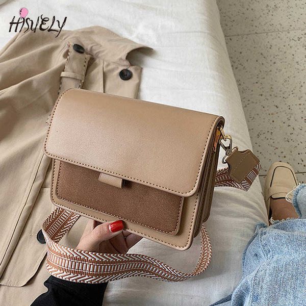 

evening bags hisuely new fashion panelled flap women shoulder bag autumn french vintage niche style joker frosted gentle color small girl ba