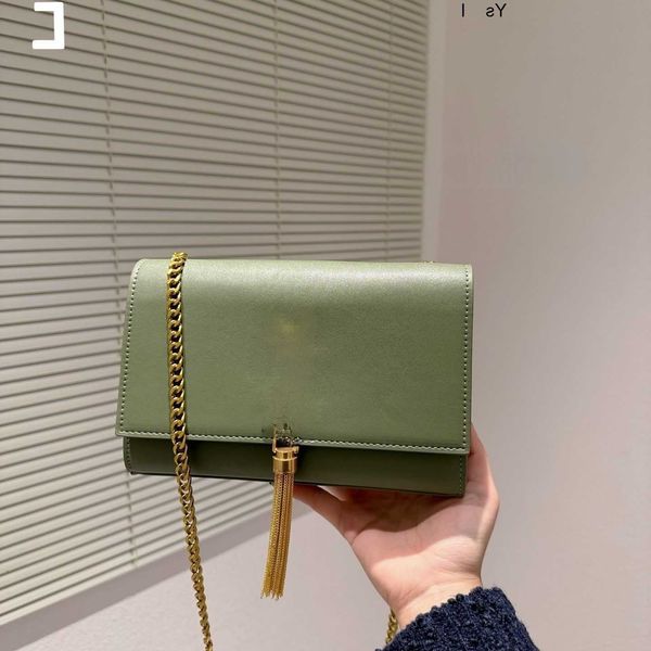 

purse hands outlet chain luxury brand satchel flip designer handbag flap lourent brand tassel classic paris shoulder siant bag kate women&#0