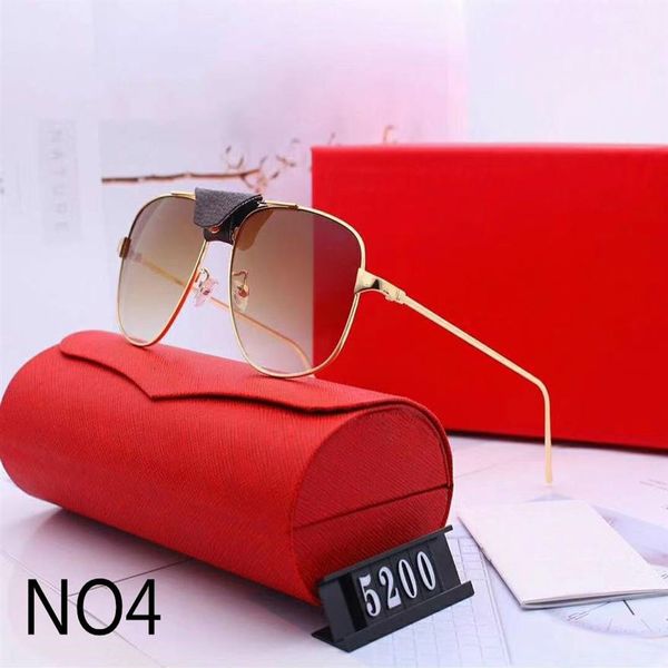 

mens woman designer sunglasses luxury sunglasses designer glass adumbral glasses uv400 model 5200 6 colors optional w259z, White;black