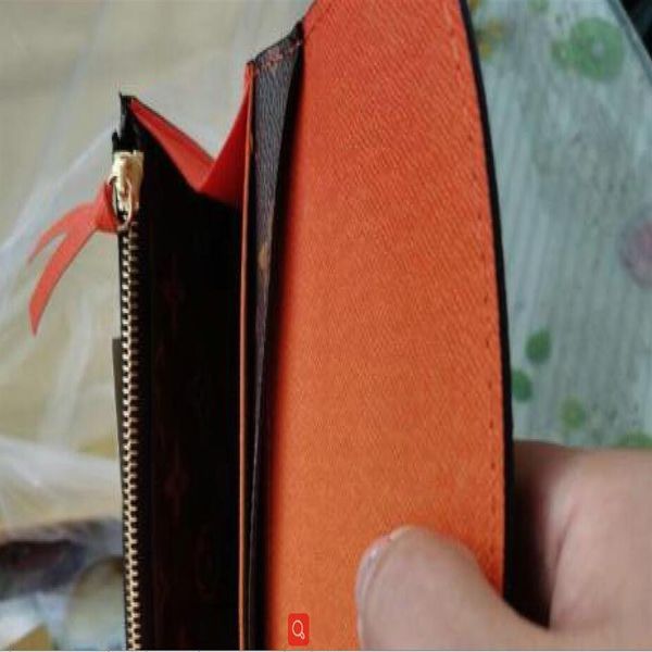 

whole fashion single zipper pocke men women leather wallet lady ladies long purse with no box 60136 lb81247p, Red;black