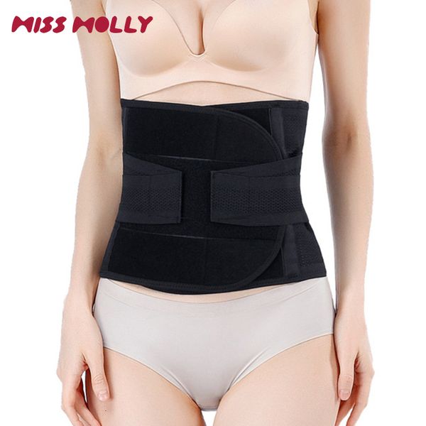 

women's shapers adjustable double pull lumbar bracelower back belt for women postpartum recovery waist trainer support band gray 23327, Black;white