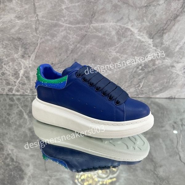 

womens shoes suede sneaker fashion womens shoes gold silver platform trainers calfskin leather runner shoes, Black