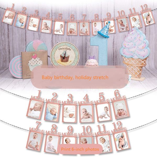 

banner flags baby's first birthday p pull flag party birthday decoration p wedding background wall arrangement 6 inch by dhl