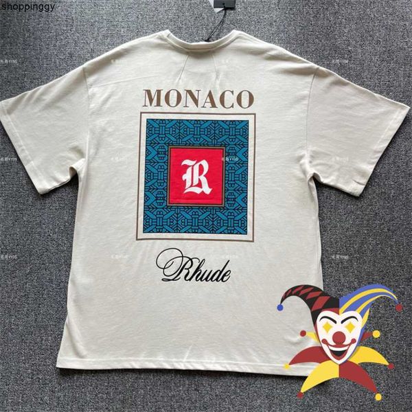 

t-shirts apricot rhude t shirts oversized summer sleeve, White;black