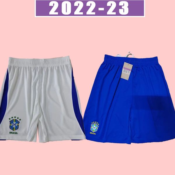

pele 2022 soccer shorts world 2023 cup paqueta neres coutinho brazils football shirt firmino jesus marcelo pele brasil 22 23 fans version ho, Black;red