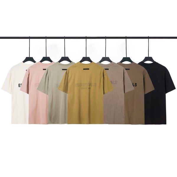 

fog t shirt mens essentialls designer tees ess women tshirts fg line back tape high short sleeve tee, White;black