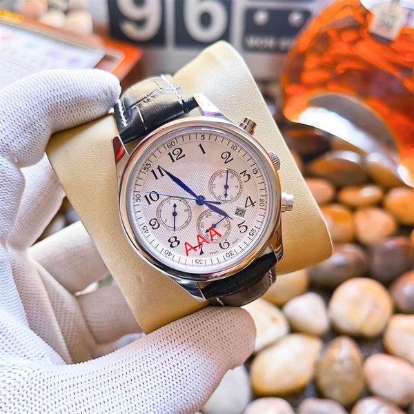 

0 0 longnies men watches automatic wristwatch 40mm silver color 316l fine steel man six analog mechanical watch, Slivery;brown