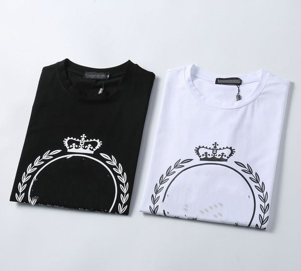 

aa2023 men's t-shirt slim fit short sleeve cotton breathable t-shirt r printed shirt spring summer street casual size m-3xl, White;black