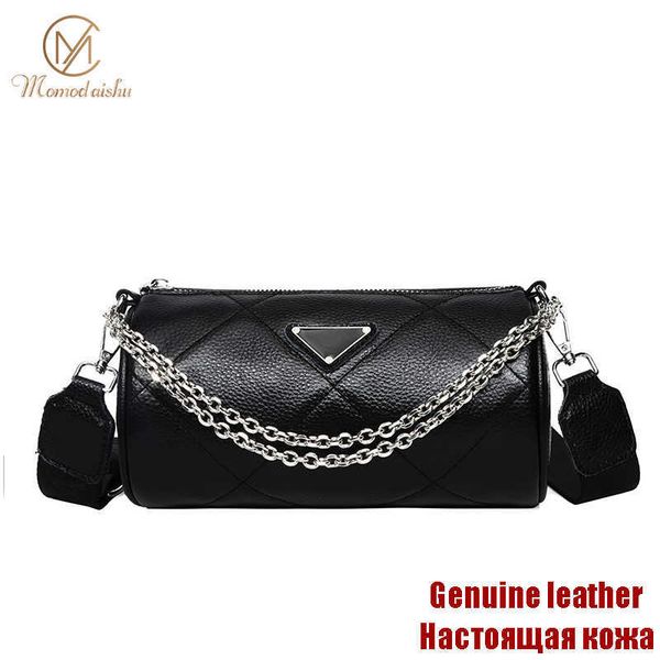 

evening bags fashion shoulder bag women genuine wide shoulder belt crossbody bag messenger handbag chest small chain korean women's bag