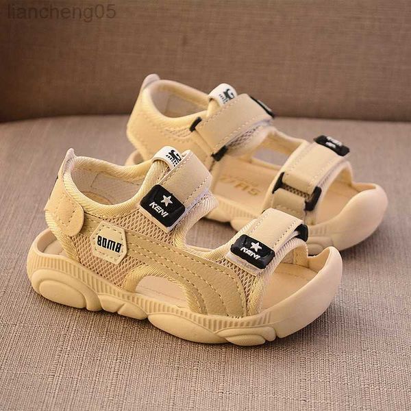 

sandals 2022 summer children shoes boys soft soles beach shoes male baby baotou anti-kick children's sandals princepard summer sandals, Black;red