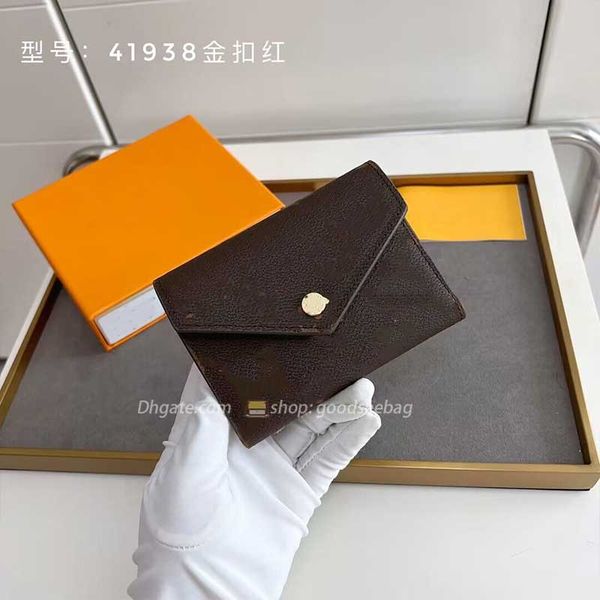

three-fold coin purse clutch bag coin purse luxury popular fashion leather small package