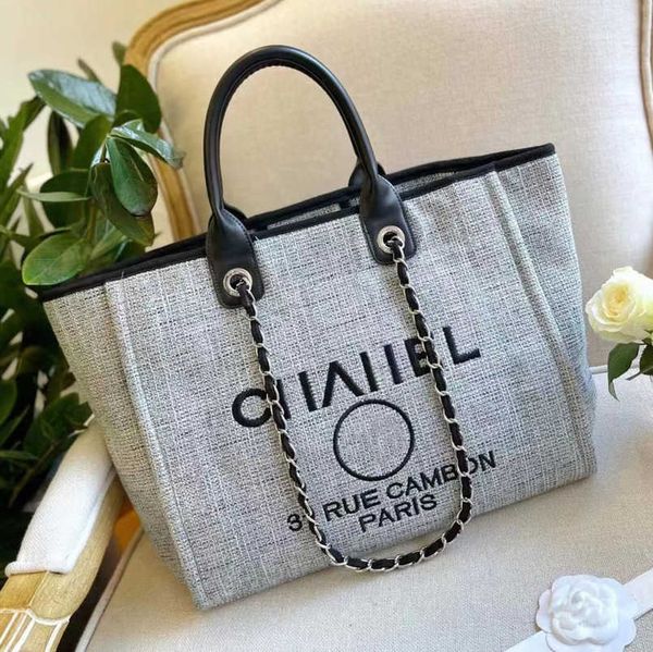 

luxury channel classics women's handbags beach bags brand pearl canvas embroidered women chain packs evening bag small mini handbag lar