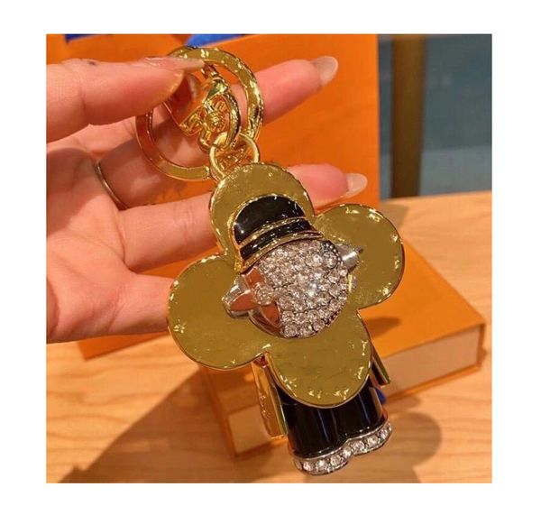

Key Rings letter V Ljia Sunflower Keychain Car Bag Pendant gift designer for mens womens luxury jewellery orecchini bijoux cjewelers