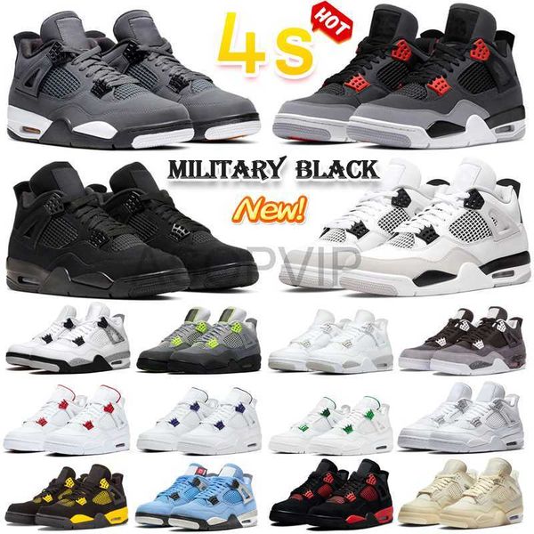 

basketball shoe 4 4s men women black cat 4s sports trianers sneakers military cool grey infrared pure money oreo