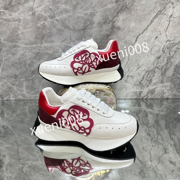 

new designer mens women shoe strawberry wave mouth tiger web print vintage trainer man womans variety of styles, Red;white