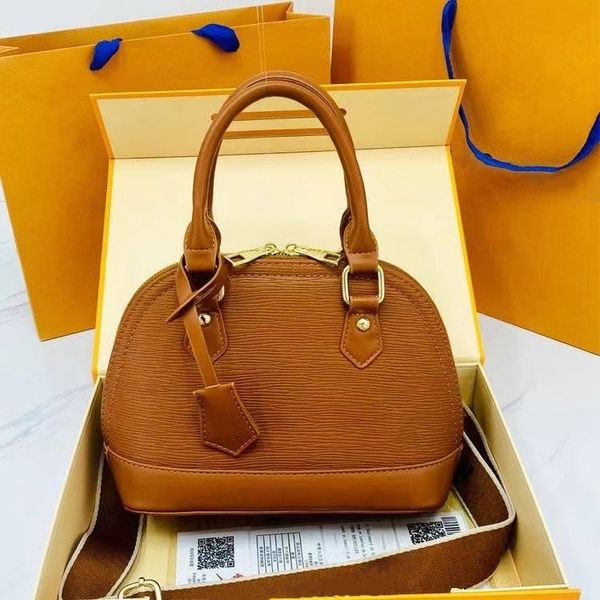 

fashion designer shell bag women's handbags purse high-quality leather handle portable handbag classic large strap single shoulder cros