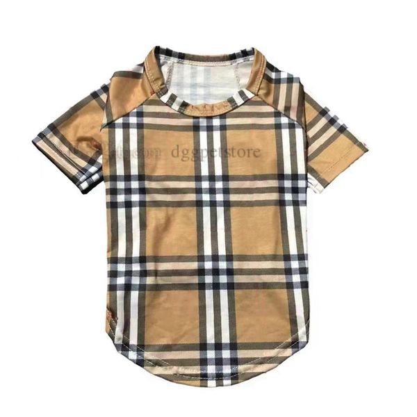 

designer dog clothes brand dog apparel dog shirts plaid t-shirt summer pet clothes for small dogs soft puppy apparel cat tee breathable stre