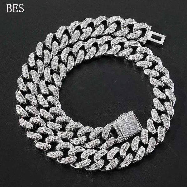 

gra certificate moissanite diamond 15mm wide 925 sterling silver cuban link chain for mens hip hop necklace