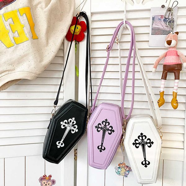

evening bags novelty coffin shape purses and handbags halloween handbag cross crossbody bag coffin purses women gothic cross shoulder bag j2