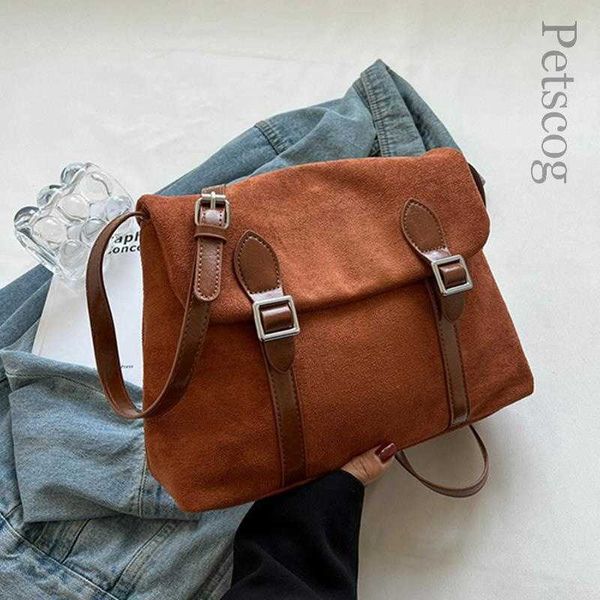 

evening bags faux suede leather handbags for women shoulder bag fashion classic casual large tote underarm bags 2023 luxury designer black j