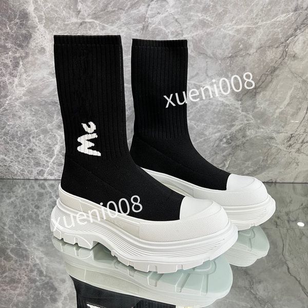 

new designer womens boots luxury knee boot womens men motocycle ankle half anti-slip fashion platform bootie shoes, Red;white