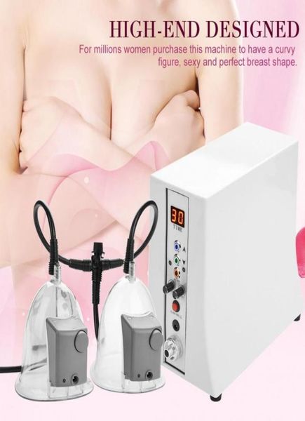 

35cups vacuum cups body slimming massager breast enhancer machine with massage nipple enlargement equipment9917440