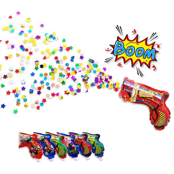 

Novelty Games Fireworks Gun Inflatable Balloon Boom Gun Atmosphere Props Confetti Launcher Balloons Toys Wedding Birthday Party Poppers New Years Gifts