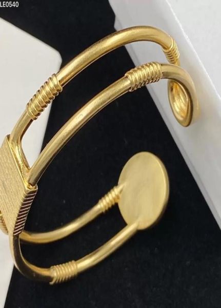 

fashion gold charm bracelets bangle for women mens party jewelry for couples lovers engagement gift with box3923973, White