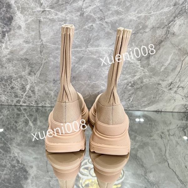 

tire designer women boots luxury knee boot womens men motocycle ankle half anti-slip fashion platform bootie shoes, Red;white