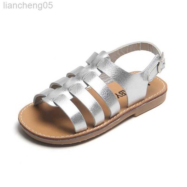 

sandals 1-6 years children summer outdoor beach shoes girls princess knitted open toed sandals gold silver black w0327, Black;red